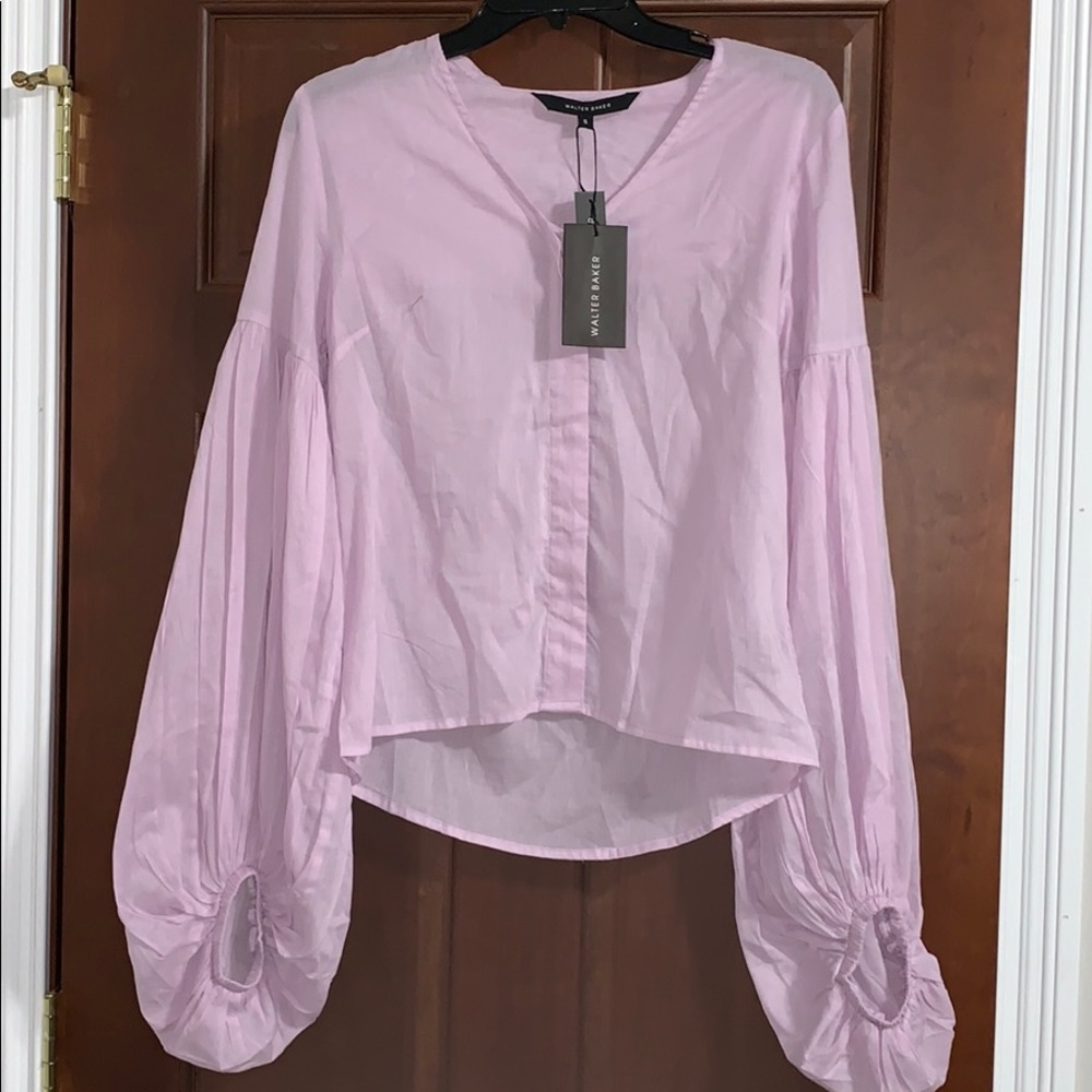 Sold NWT [Walter Baker] Nanielle Top Lilac - Picture 2 of 3